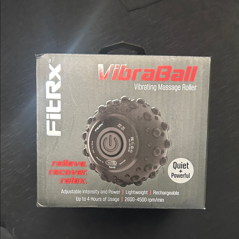 FitRx VibraBall Vibrating Massage Roller